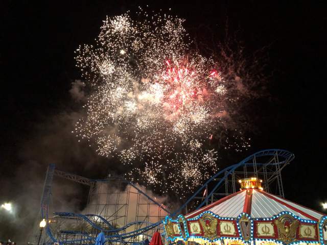 Old Town Kissimmee fireworks show