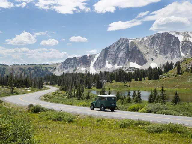 Snow Range Scenic Byway in the Medicine Bow National Forest