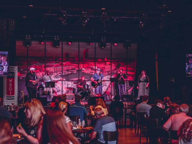 Live music at the Club Room at the Clyde Theatre in Fort Wayne
