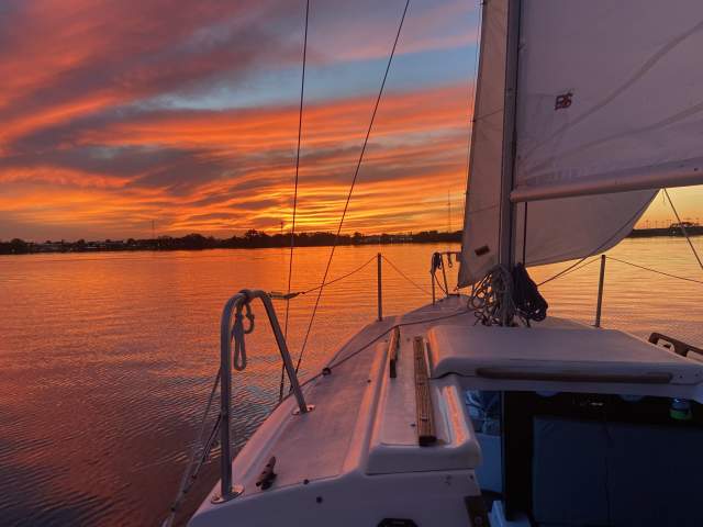 Sailing Orlando sunset sail