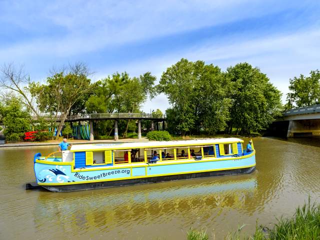 Sweet Breeze Canal Boat on the St. Marys River