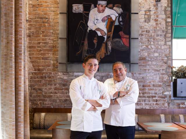 Emeril and E.J. Lagasse