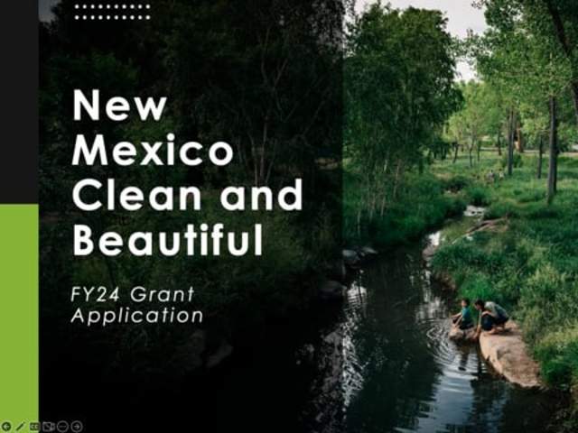 New Mexico Clean & Beautiful Grant Program Preview- FY24