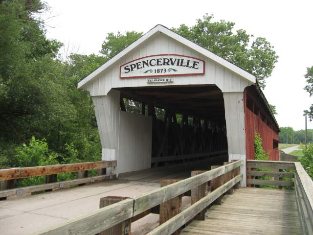 Spencerville Covered Bridge in DeKalb County
