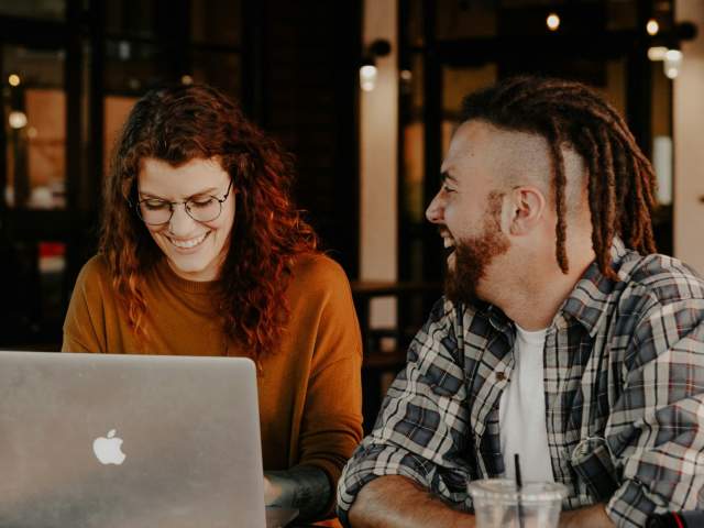 People with laptop
