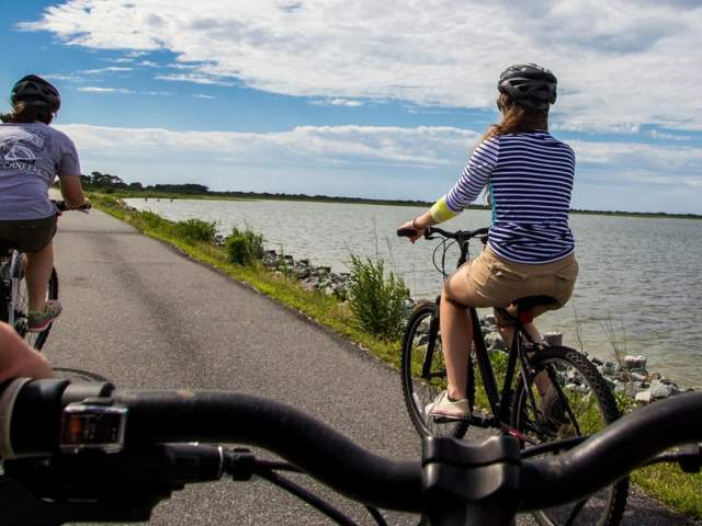 Biking at Assateague Island