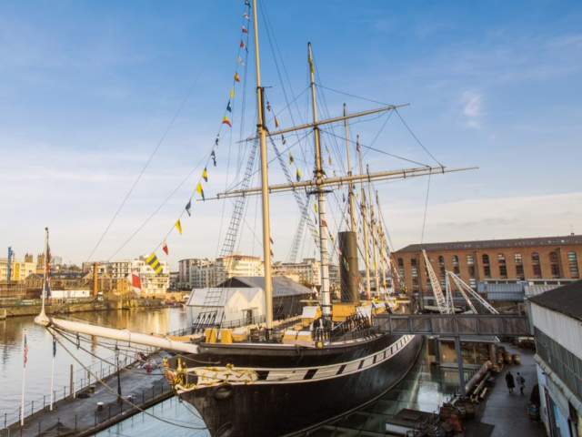 Exterior of the SS Great Britain at the Great Western Dockyard in Bristol - credit Brunel's SS Great Britain