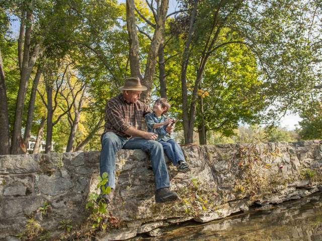Fishing at Children's Lake