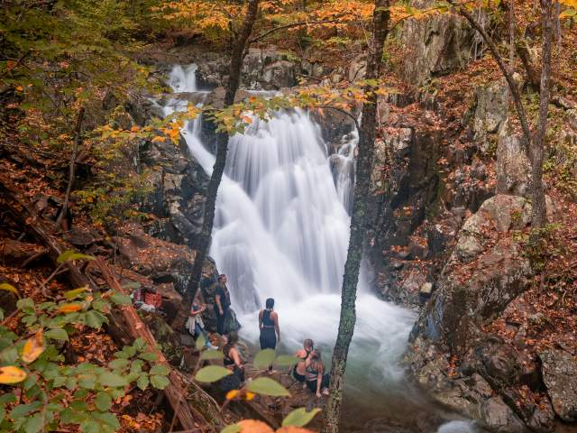 Fall Waterfall Hike in SNP