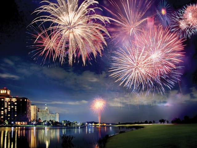 The Ritz-Carlton Orlando, Grande Lakes fireworks at Grande Lakes Orlando