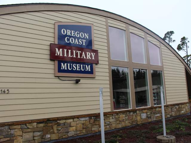 Oregon Coast Military Museum Exterior by Angie Riley