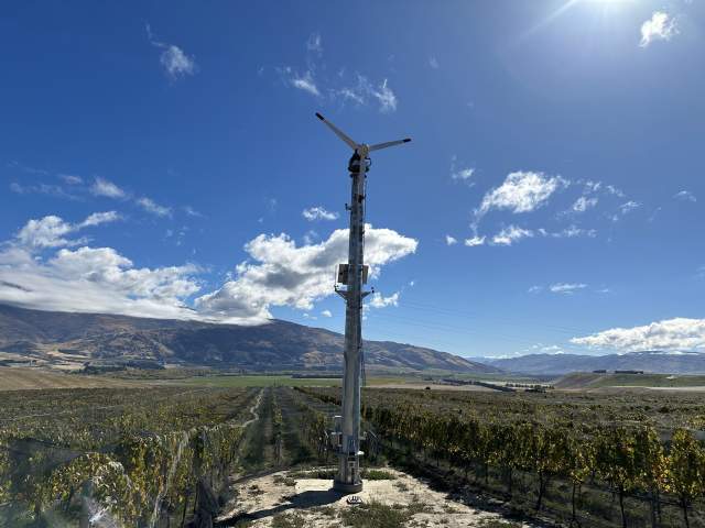 Electric frost fan, Peregrine Estate