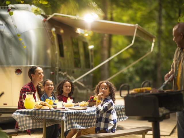 Disney's Fort Wilderness Resort & Campground RV at campsite