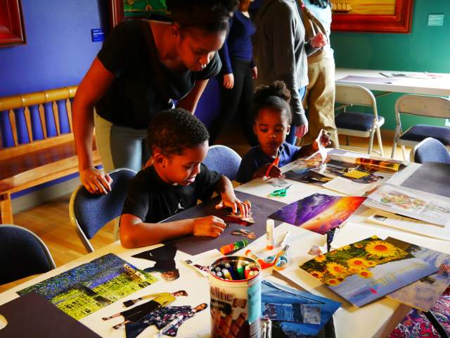 The Mennello Museum of American Art children making crafts