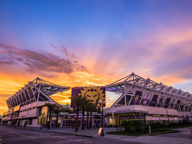 Orlando City Soccer Club stadium entrance