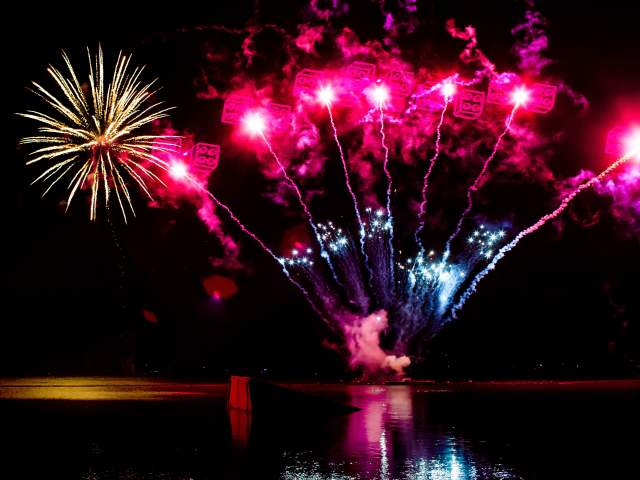 Red, White and BOOM, New Year's, Christmas Bricktacular at Legoland Florida Resort with fireworks