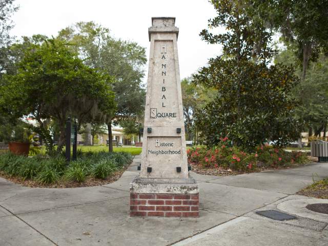 monument in the Hannibal Square district of Orlando, Florida
