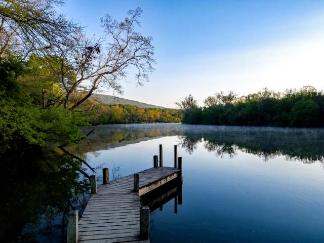 Shenandoah River dock