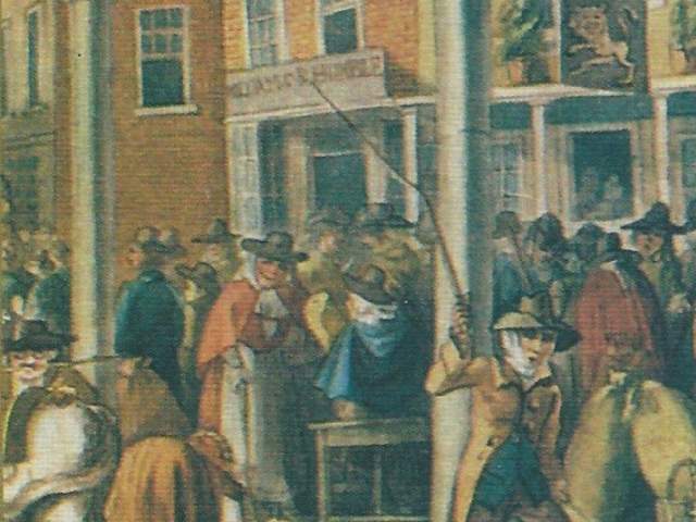Depiction of Shambles or Meat Market