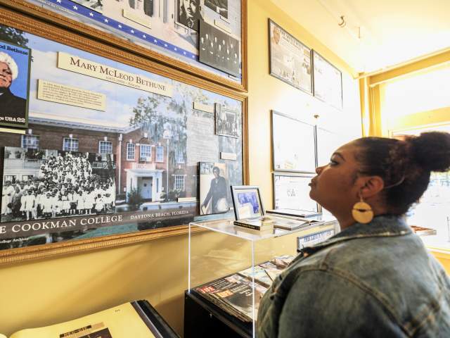 Influencer Katrina Dandridge visits Wells’Built Museum