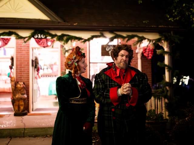 A Christmas Carol Stroll - Mr. & Mrs. Fezziwig