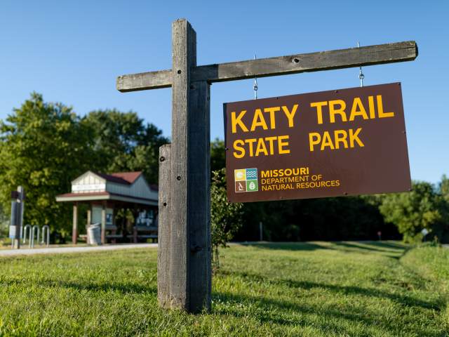 Katy Trail State Park Sign