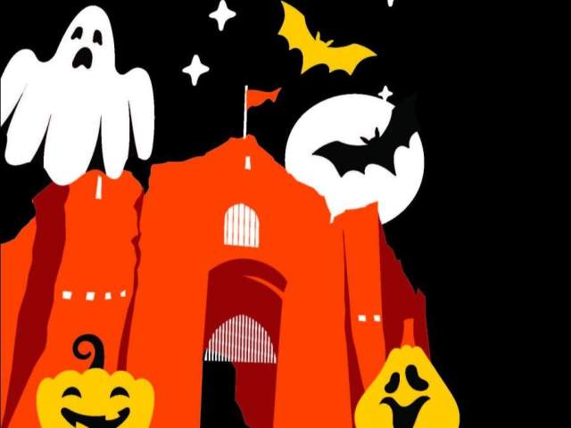 The Spooky Castle at Oystermouth Castle