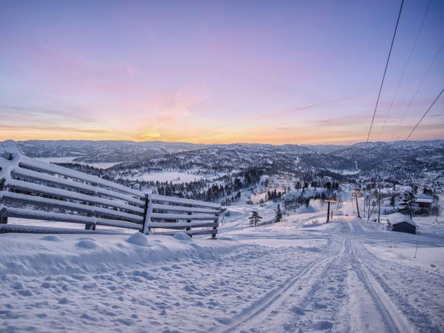 Views of Bortelid alpine center. Photo