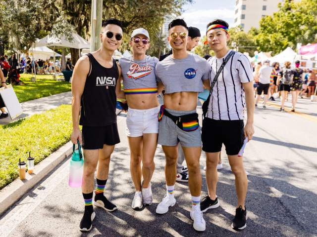 2021 Come Out With Pride Orlando festival attendees