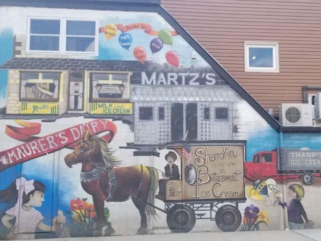 Shamokin Ice Cream Mural
