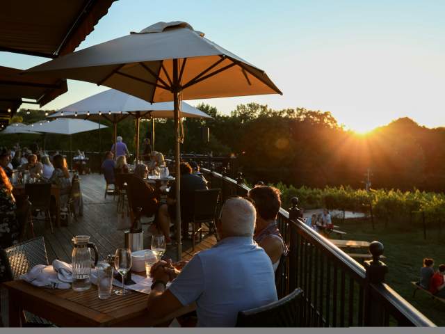 Wine Country, Chandler Hill Vineyards, Sunset