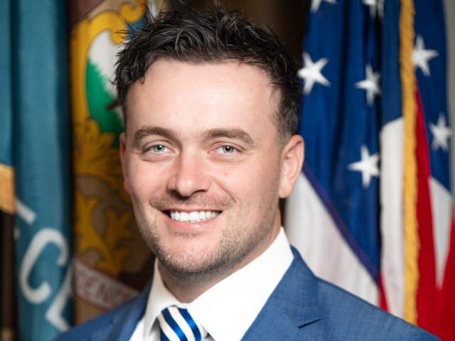 A headshot of Sports Sales Assistant, Jordan McKee.