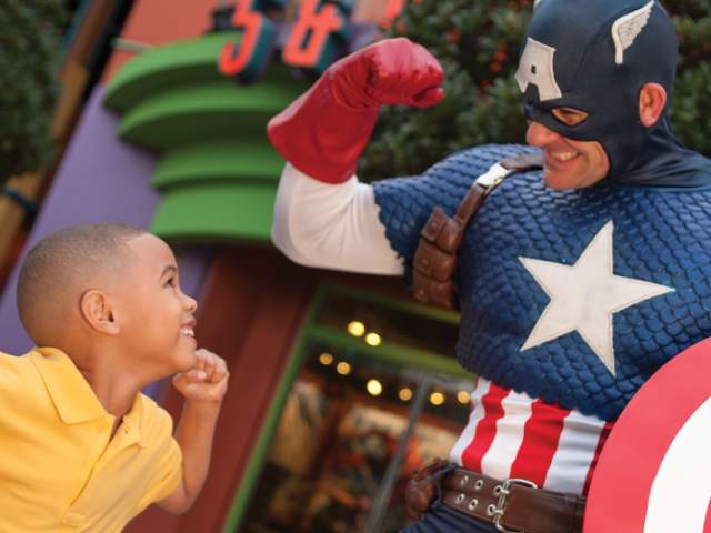 Captain America at Universal's Islands of Adventure