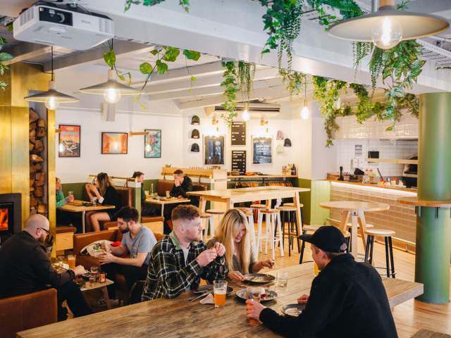 Interior of Canyon Brewing Restaurant