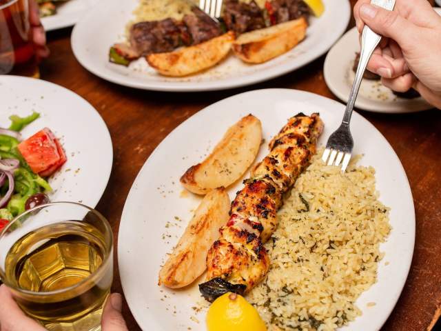 Taverna Opa kebobs