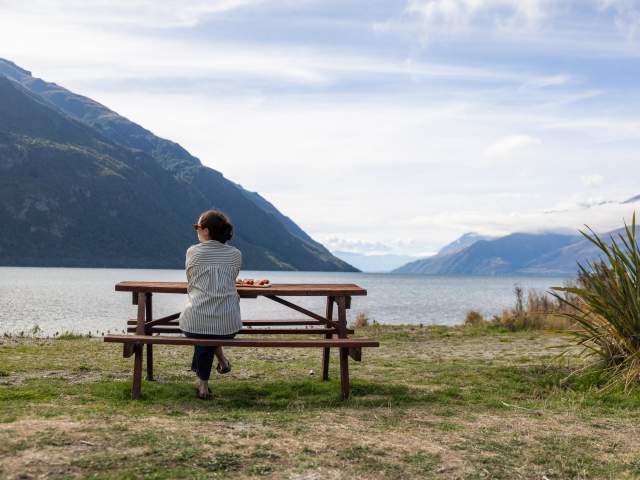 Kingston Picnic at the lakefront in autumn
