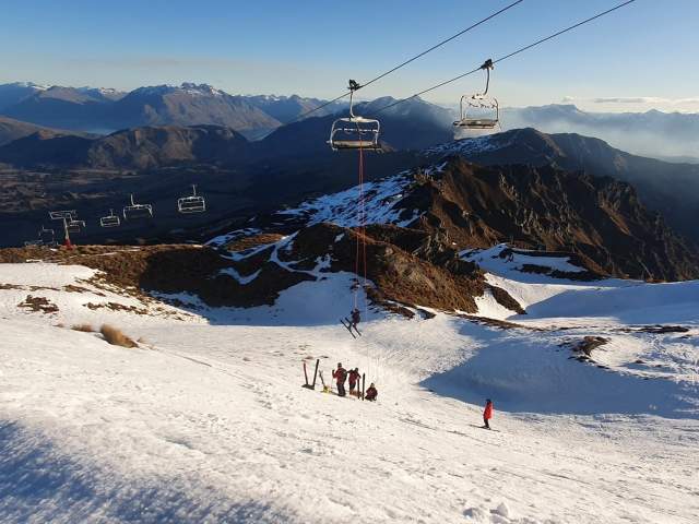 Ski Patrol training at Coronet Peak