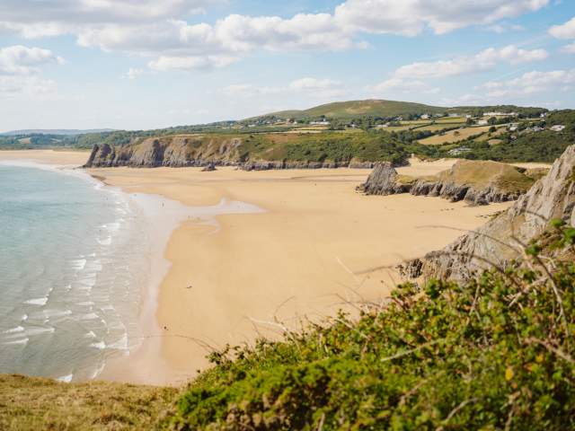 Three Cliffs Bay