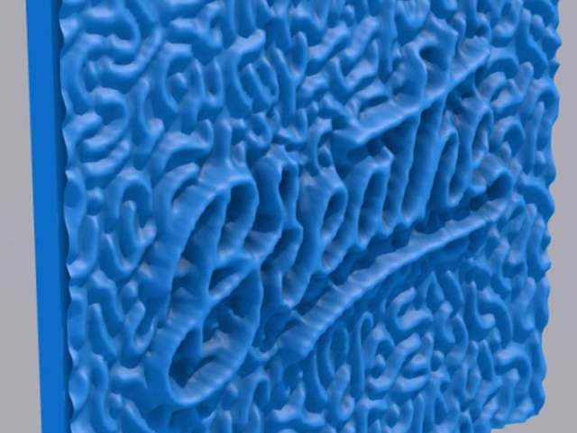 3D Tactile Model of Breathe Mural