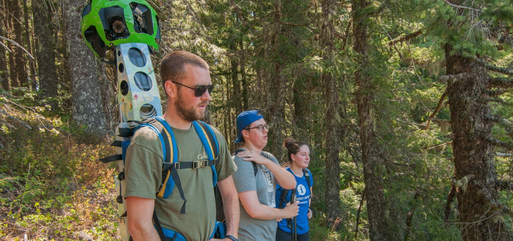 Google hiking trails outlet