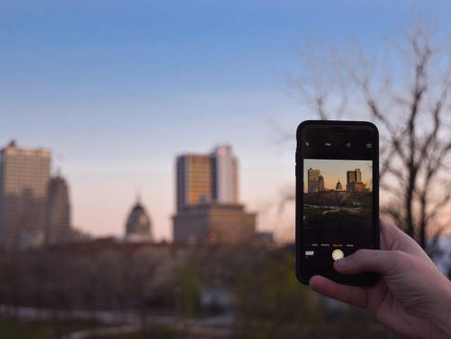 Downtown Fort Wayne, Indiana Skyline