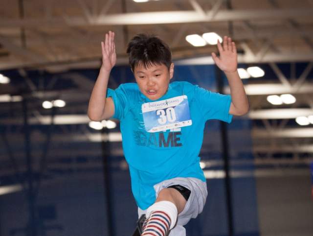 Turnstone - Young Athlete Jumping