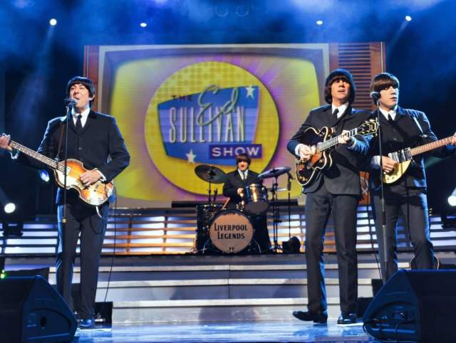 The Liverpool Legends performing. Photo courtesy of the band's Facebook.