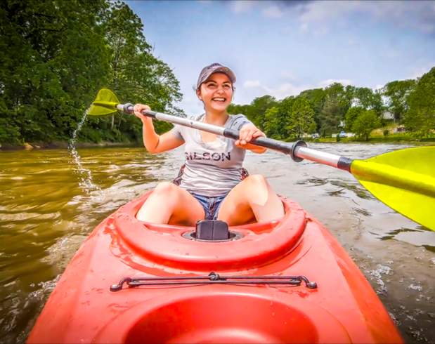 kayaking