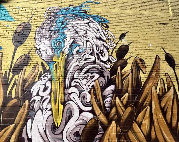 pelican mural