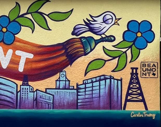 dream bird mural