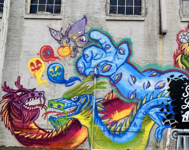 pandora's box mural