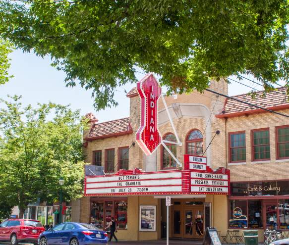 Exterior of the Buskirk-Chumley Theater