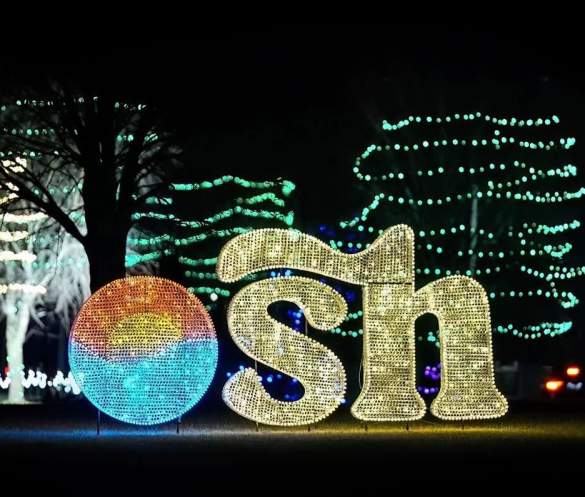 Celebration of Lights Oshkosh Display