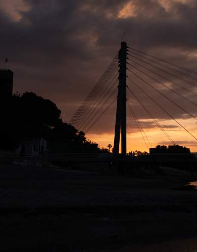 puente en el río fuengirola